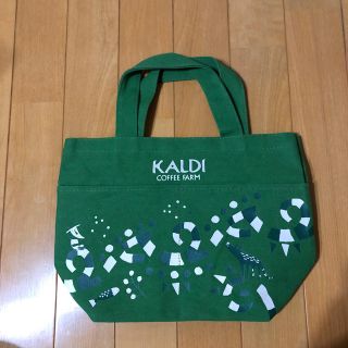 カルディ(KALDI)のカルディ トートバック 緑(トートバッグ)