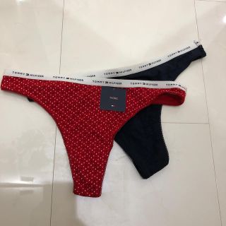 トミーヒルフィガー(TOMMY HILFIGER)の新品 トミーヒルフィガーTバック2枚セット(ショーツ)