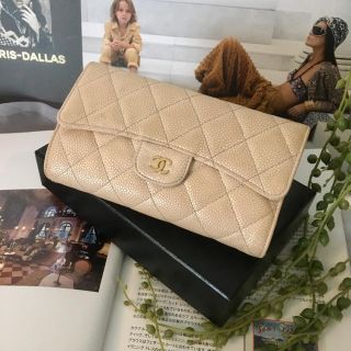 シャネル(CHANEL)の【🌈様専用です】シャネル　マトラッセ　キャビアスキン　長財布(財布)