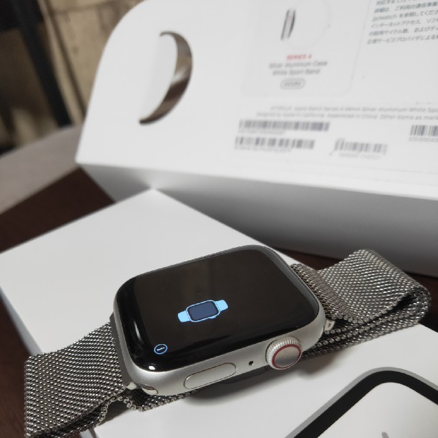 おまけ多数!!AppleWatch4 44mm GPS+セルラー シルバー 100%品質 www