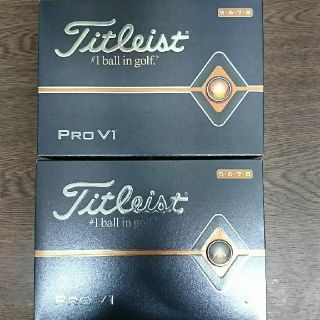 タイトリスト(Titleist)の【最新】【ハイNo】タイトリスト PRO V1 ゴルフボール 2ダース(その他)