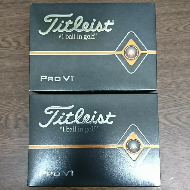 【最新】【新品】タイトリスト PRO V1 ゴルフボール 2ダース