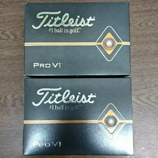 タイトリスト(Titleist)の【最新】【新品】タイトリスト PRO V1 ゴルフボール 2ダース(その他)