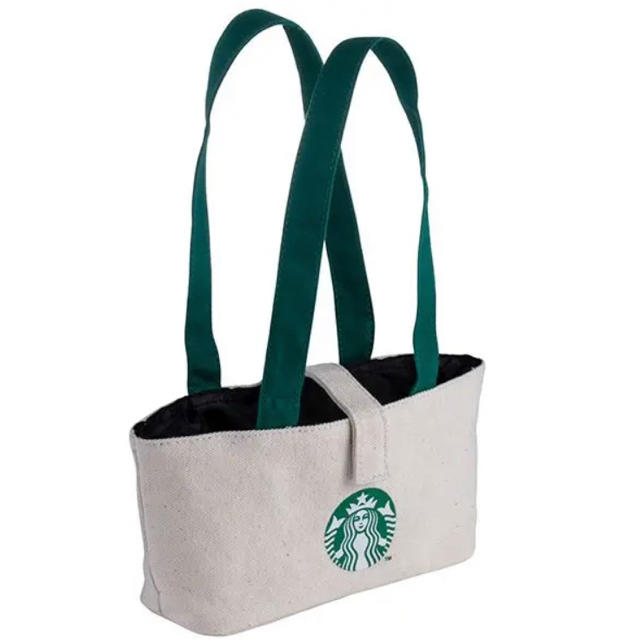 Starbucks Coffee(スターバックスコーヒー)のスターバックス 台湾限定 ダブルドリンクホルダー トートバッグ エコバッグ レディースのバッグ(トートバッグ)の商品写真