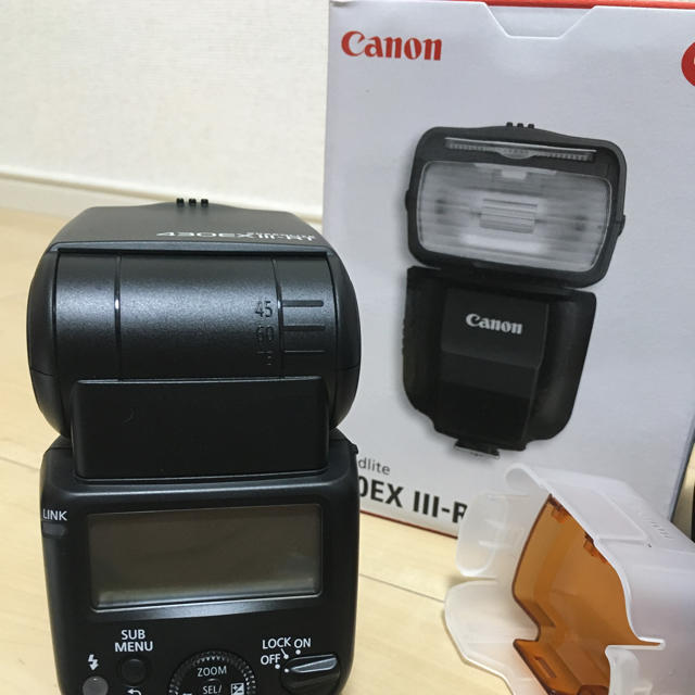 Canon(キヤノン)のCanon Speedlite 430EX Ⅲ RT スマホ/家電/カメラのカメラ(ストロボ/照明)の商品写真