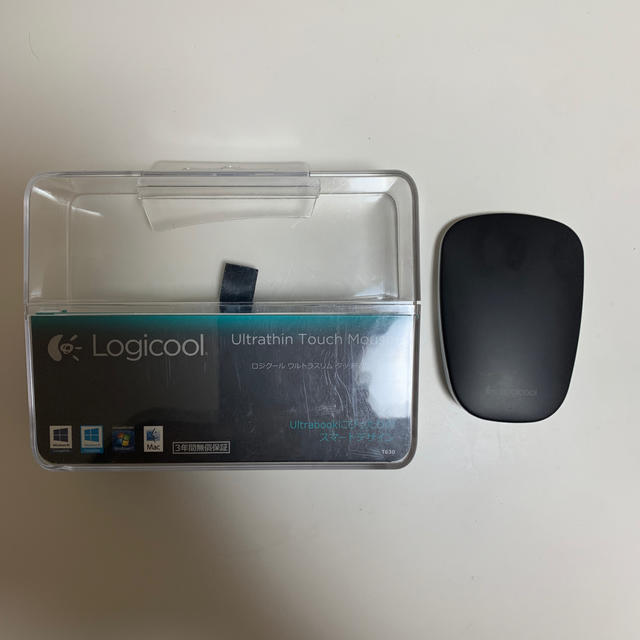 Logicool Ultrathin Touch Mouse t630 美品 スマホ/家電/カメラのPC/タブレット(PC周辺機器)の商品写真