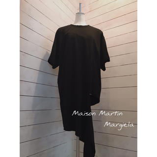 エムエムシックス(MM6)のMM6 マルタンマルジェラ 黒 Tシャツ 変型 マルニ コムデギャルソン(Tシャツ(半袖/袖なし))