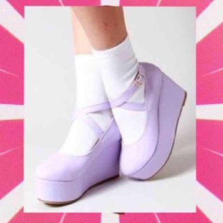 ウィゴー(WEGO)のWEGO♡ヒールパンプス♡紫♡パープル(ハイヒール/パンプス)