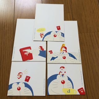 かるあ様専用　ドラえもん絵入りハガキ 未使用 5枚セット(使用済み切手/官製はがき)