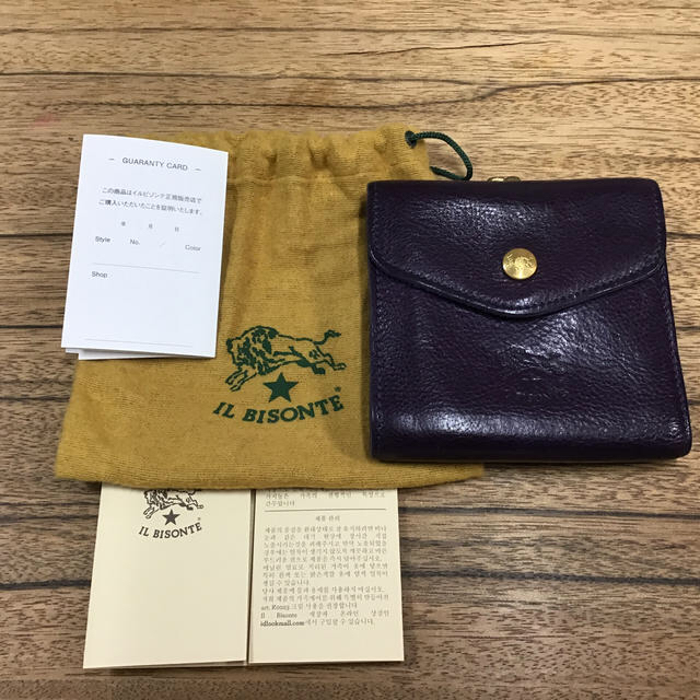 IL BISONTE(イルビゾンテ)のイルビゾンテ 二つ折り財布 レディースのファッション小物(財布)の商品写真