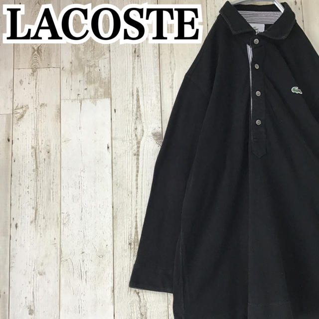 本物保証! LACOSTE 【ラコステ】【日本製】【ロゴ刺繍】【七分袖】【ポロシャツ/シャツ】 ポロシャツ