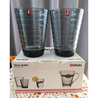 イッタラ(iittala)の【新品未使用】iittala/イッタラ タンブラー2個セット グレー 330ml(グラス/カップ)