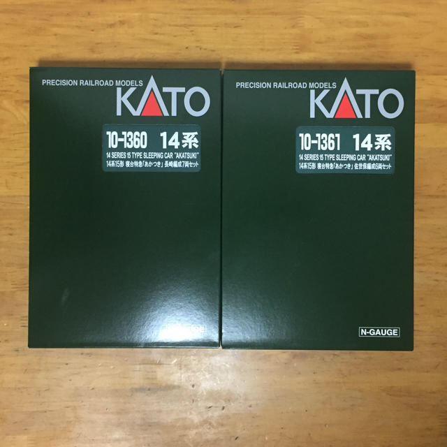 KATO`(カトー)のKATO 14系15形 あかつき 長崎編成&佐世保編成 エンタメ/ホビーのおもちゃ/ぬいぐるみ(鉄道模型)の商品写真