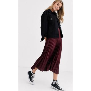 エイソス(asos)の新品♡ASOSセレクト プリーツスカート UK10(ロングスカート)