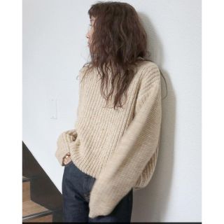 アングリッド(Ungrid)のungrid   MIXラメルーズニット (ゴールド)  新品(ニット/セーター)