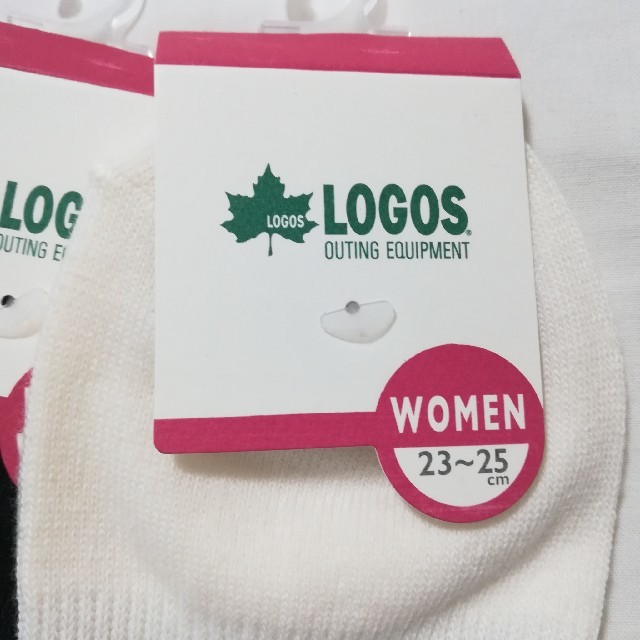 LOGOS(ロゴス)の4足 グンゼ ロゴス スニーカーソックス 靴下 レディースのレッグウェア(ソックス)の商品写真