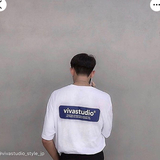 スタイルナンダ(STYLENANDA)の格安 vivastudio Tシャツ ホワイト Mサイズ(Tシャツ/カットソー(半袖/袖なし))