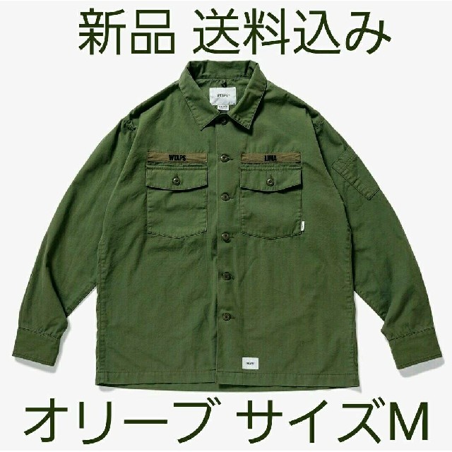 新品本物 WTAPS 19AW BUDS LS オリーブM 国内正規 シャツ