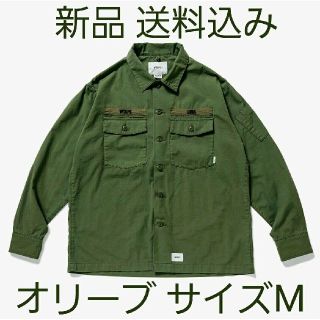 ダブルタップス(W)taps)の新品本物 WTAPS 19AW BUDS LS オリーブM 国内正規 シャツ(シャツ)