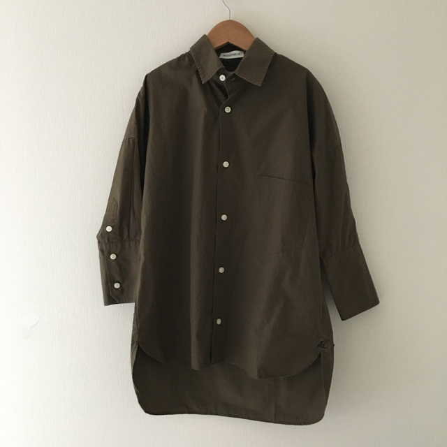 MADISONBLUE CUFF SHIRT カフシャツ カーキ-