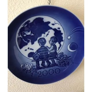 ロイヤルコペンハーゲン(ROYAL COPENHAGEN)のロイヤルコペンハーゲンミレニアムプレート2000(置物)