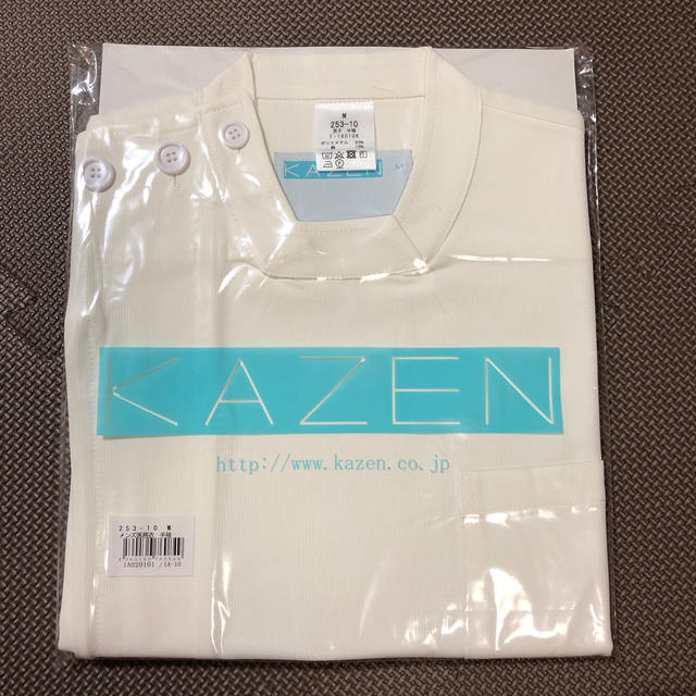 KAZEN(カゼン)の新品メンズケーシー　白衣　半袖Mサイズ メンズのトップス(その他)の商品写真