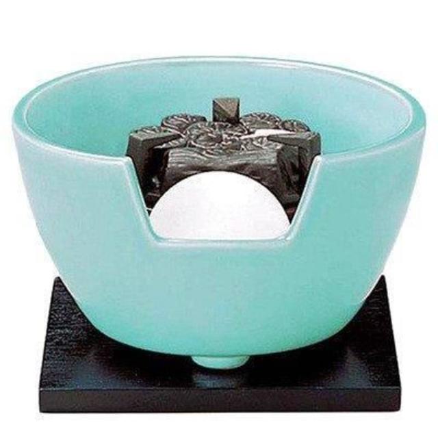 茶道具セット】 ヤマキ 電気炭 青磁 紅鉢 | refeccs.com.br