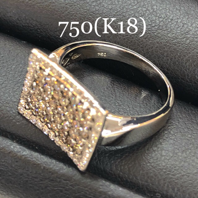 マロニー様ご専用です。K18WGダイヤモンドリングK18ダイヤリング0.87ct レディースのアクセサリー(リング(指輪))の商品写真