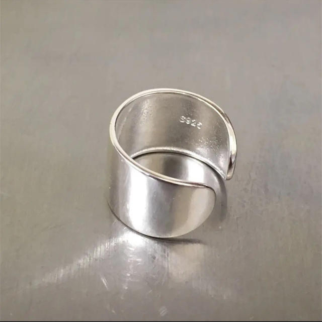 スターリングシルバー オープンリング silver925 メンズのアクセサリー(リング(指輪))の商品写真
