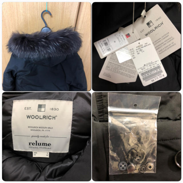 WOOLRICH(ウールリッチ)の2019AW 新品未使用！ 別注ウールリッチ アークティックパーカー 黒 M メンズのジャケット/アウター(ダウンジャケット)の商品写真