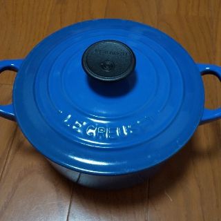 LE CREUSET - 未使用レアカラー!ル・クルーゼココット16㎝【コバルト ...