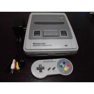 スーパーファミコン(スーパーファミコン)の送料無料 スーパーファミコン本体及び付属品一式 完動品 (家庭用ゲーム機本体)