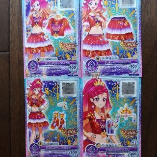 アイカツ(アイカツ!)のアイカツフレンズ　フェニックスレッド 他3コーデ一式(カード)