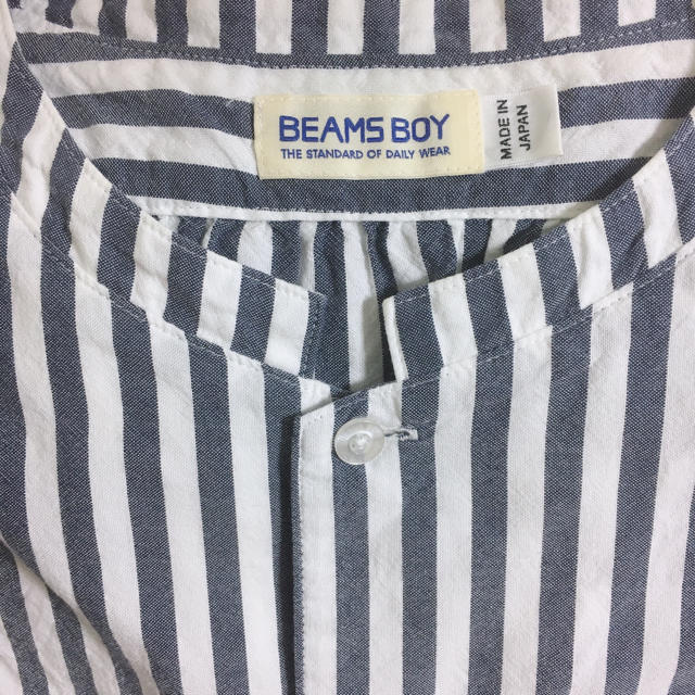 BEAMS BOY(ビームスボーイ)のBEAMS BOY ストライプ シャツ レディースのトップス(シャツ/ブラウス(長袖/七分))の商品写真