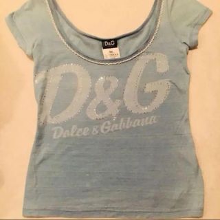 ディーアンドジー(D&G)のD&G Tシャツ  スカイブルー(Tシャツ(半袖/袖なし))