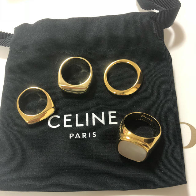 celine(セリーヌ)のnon様専用ページ まとめ買い割引 4点目 レディースのアクセサリー(リング(指輪))の商品写真