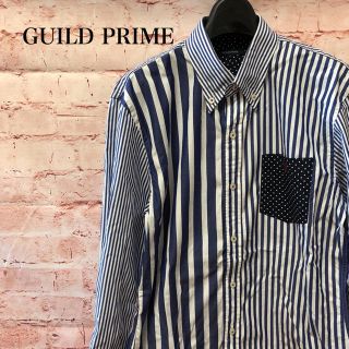 ギルドプライム(GUILD PRIME)の【大人の休日の嗜み】韓国感 ラブレス/ギルドプライム3種ストライプシャツ(シャツ)