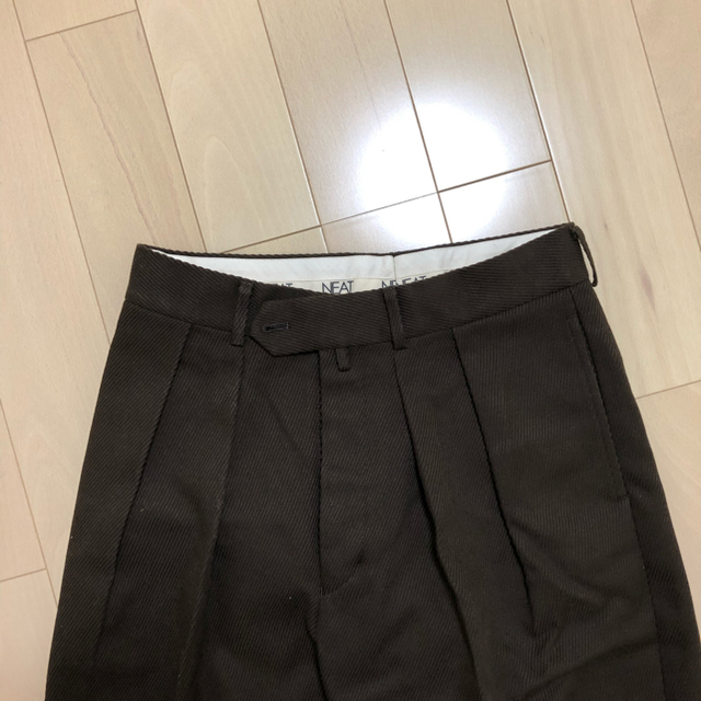  NEAT ] ニート Cotton Kersey / Wide (BROWN メンズのパンツ(スラックス)の商品写真