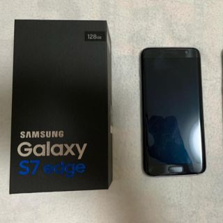 サムスン(SAMSUNG)のgalaxy s7 edge SIMフリー 32GB black(スマートフォン本体)