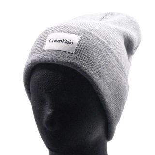 カルバンクライン(Calvin Klein)のCalvin Klein ニット帽 ネイビー(ニット帽/ビーニー)