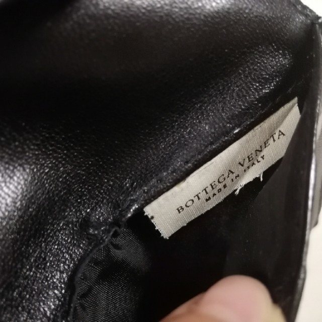 Bottega Veneta(ボッテガヴェネタ)の【エース様専用】ボッテガヴェネタ　二つ折り　財布　ブラック レディースのファッション小物(財布)の商品写真