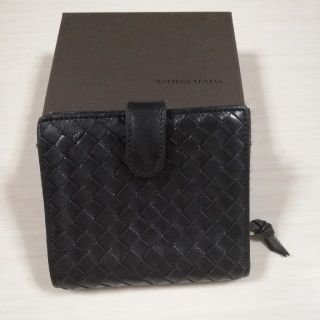 ボッテガヴェネタ(Bottega Veneta)の【エース様専用】ボッテガヴェネタ　二つ折り　財布　ブラック(財布)