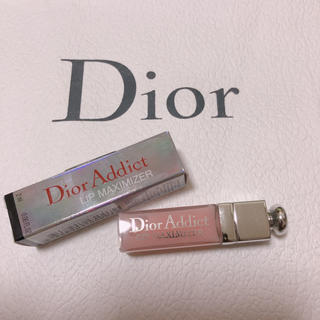 ディオール(Dior)のDior アディクト リップ マキシマイザー 001 ピンク 2ml 新品未使用(リップグロス)