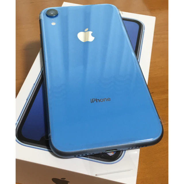 【新品未使用】 iPhone XR SIMフリー 64GB ブルー au 判定○