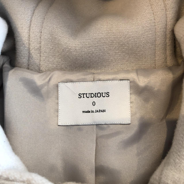 STUDIOUS(ステュディオス)の《美品》ステュディオス ダッフルコート サイズ0 STUDIOUS レディースのジャケット/アウター(ダッフルコート)の商品写真