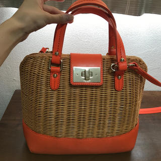 ケイトスペードニューヨーク(kate spade new york)のケイトスペード カゴバック(ハンドバッグ)