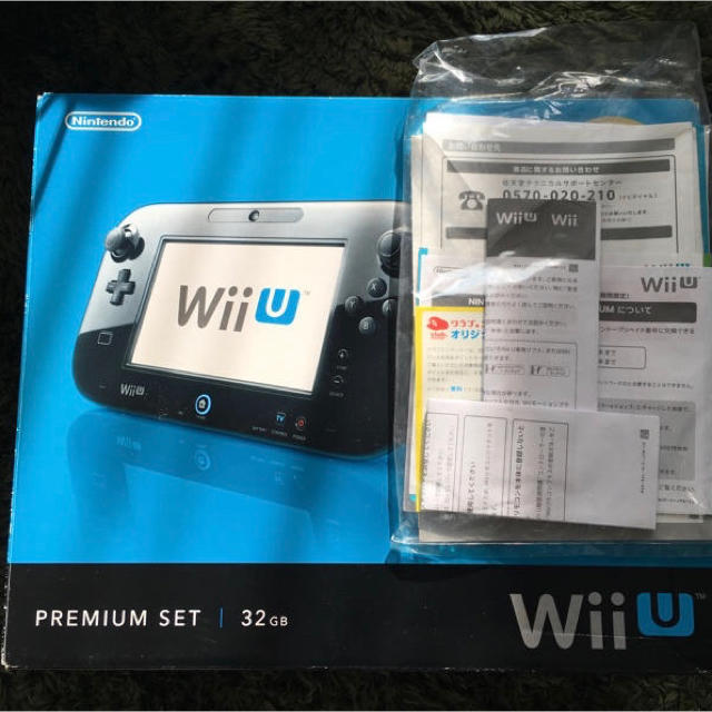 wii u premium 32G BLACK家庭用ゲーム機本体