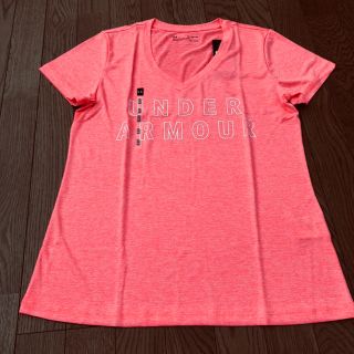 アンダーアーマー(UNDER ARMOUR)のUNDER ARMOUR  ウェア ピンク XL(Tシャツ(半袖/袖なし))