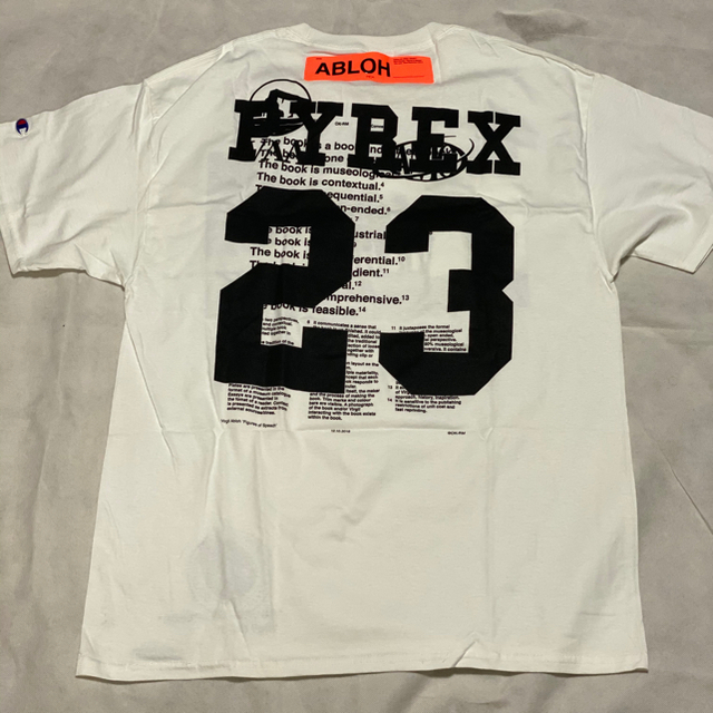 Virgil Abloh シカゴ美術館 コラボ PYREX VISION tee