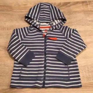 プチバトー(PETIT BATEAU)のお値下げ中♬ プチバトー 12m 74㎝ ★ コットンパーカー ジップアップ(トレーナー)